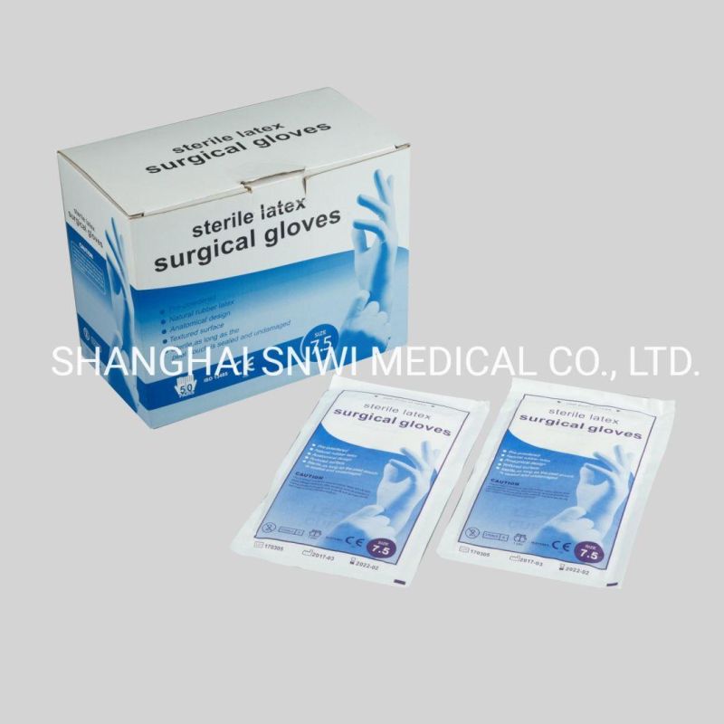 Disposable Hand Gloves Powder Free Nitrile Gloves Used in Hospital