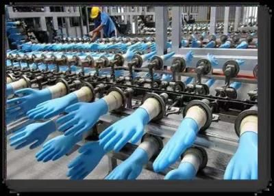 Work Glove Nitrile Glove CE Latex Gloves Nitrile Blend Gloves Blue Nitrile Gloves
