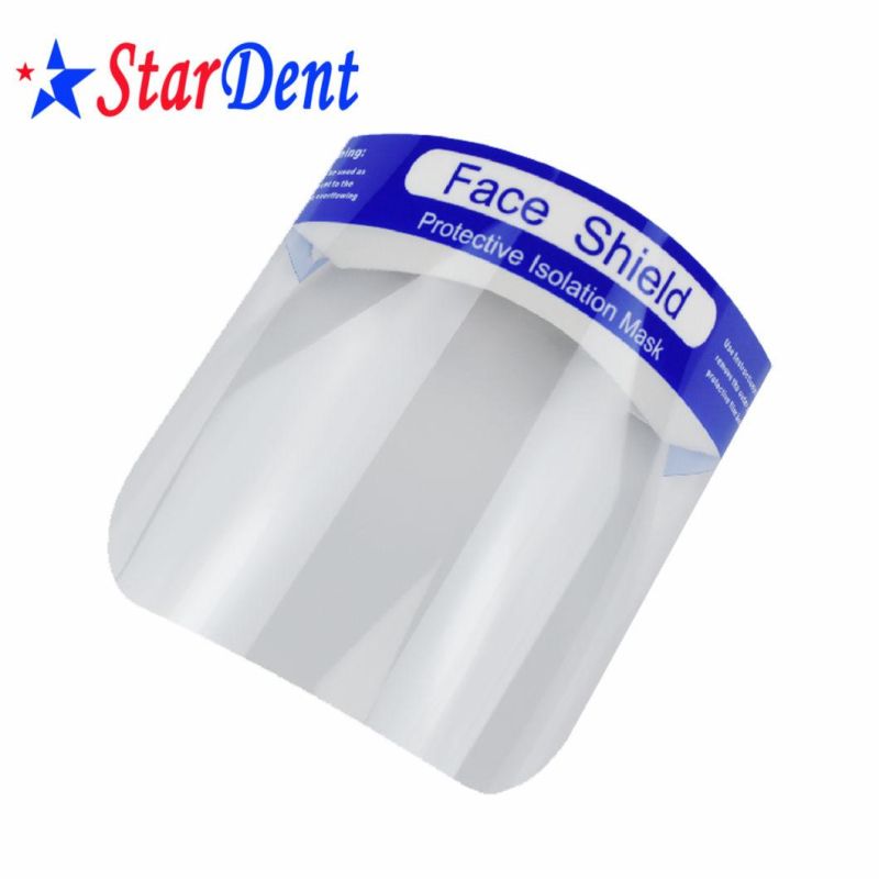 High Quality Disposable Anti-Fog Adjustable Full Face Shield Clear Plastic Protection