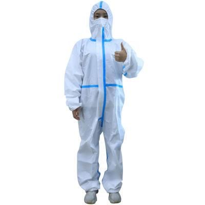 Disposable Single Use White Protective Coverall