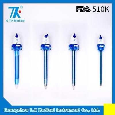 FDA 510K Clear &amp; CE Certificate Laparoscopic Bladeless Trocars Single Use for 5mm Endoscopic Surgery