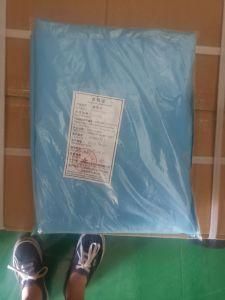 25GSM PP Nonwoven Fabric Disposable Isolation Gown Protective Clothing Gown Without Hood Blue Cuffs Public Use
