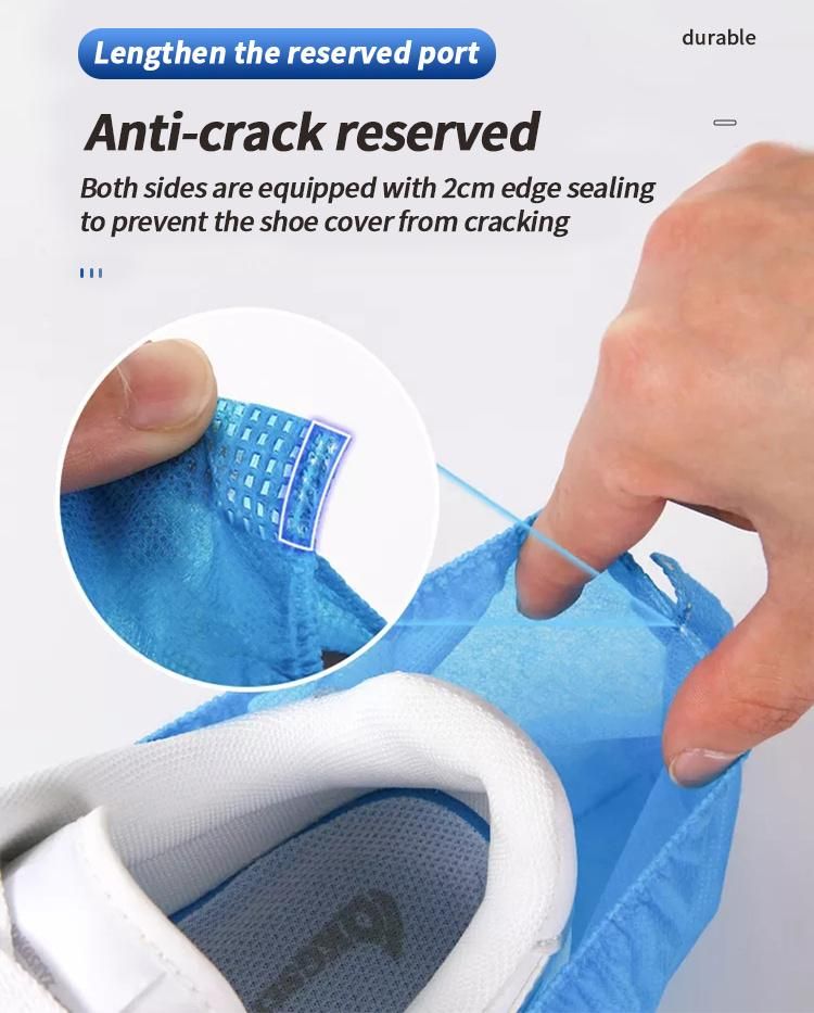 Disposable Anti Slip Plastic CPE PE Waterproof Shoe Cover