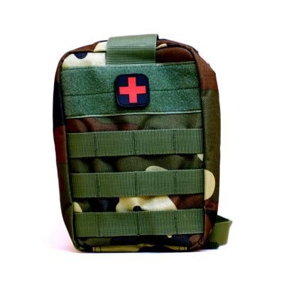 Portable Waterproof Trauma Pouch Ifak Tactical First Aid Kit with Tourniquet/Israel Bandage/Splint Roll