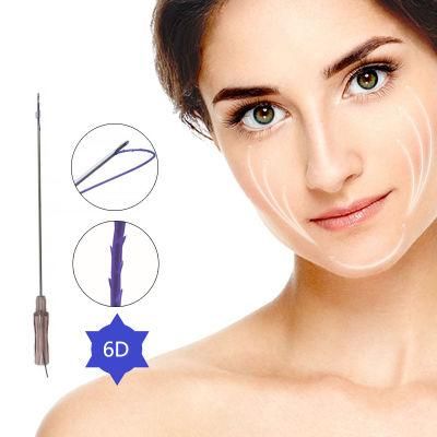 2019 Korea Beauty Cog Nose 19g Pdo Face Lift Threads Nose Thread Lifting with L Blunt Needle