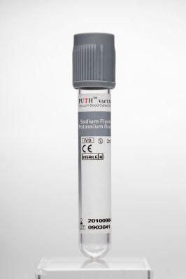 Vacuum Blood Collection Tube, Glucose Tube Approved with Ce&ISO 13458, Glass or Plastic