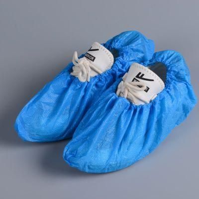 Protective Nonwoven Disposable Shoe Cover, PP/CPE Shoe Cover for Medical