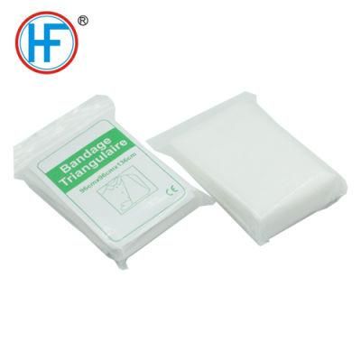 Mdr CE Approved Low Price China Manufacturer First Aid Kits Cotton or Non Woven Triangular Bandage