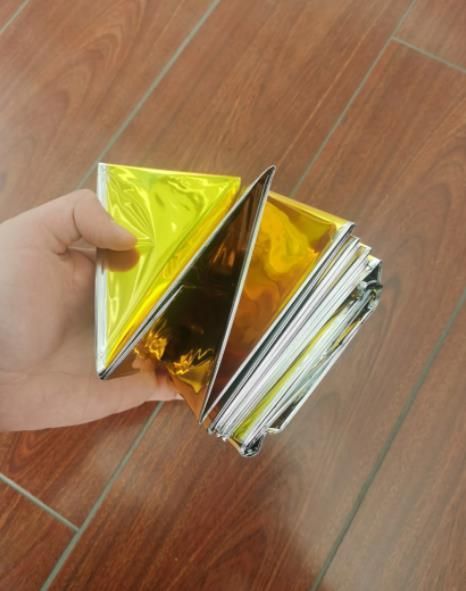 High Quality Disposable Medical Thermal Accident Blanket Silver