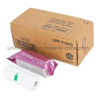 Types V Ultrasound Thermal High Glossy Paper Roll Upp-110hg for Sony Mitsubishi Medical Printers