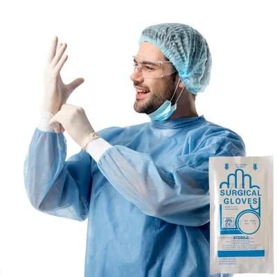 Wholesale Powdered Disposable Sterile Latex Gloves Surgical