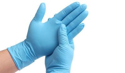 Disposable Medical Surgical Blue Nitrile Latex Free Powder Free Examination Gloves Medical Exam Gloves Boxes Nitrile Intco Gloves