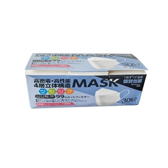 Individually Wrapped 3D Structure Kf94 Mask for Adult Fish Shape Kf94 Face Mask Korea