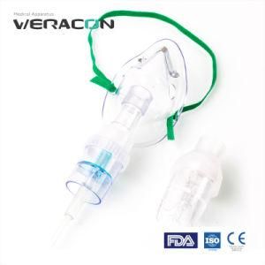 Infant Pediatric Adult Sizes Disposable Oxygen Nebulizer Mask with Tubing 2m
