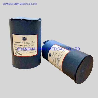 100% Pure Cotton Medical High Quality Absorbent and Softness Gauze Roll for Hospital Use