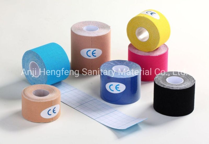Cotton Elastic Kinesiology Therapy Kinesio Tape 7.5cm
