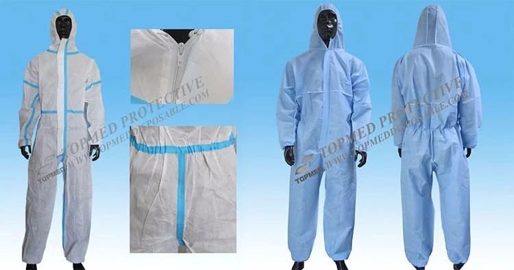Industrial Disposable Nonwoven PP Coveralls, Nonwoven Protection Suits