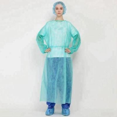 Disposable Skin-Friendly Protective Waterproof Isolation Gown