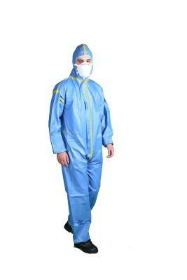 Type 5/6 OEM Safety PPE Suit Work Uniform Safety Clothing Disposable Protective Coverall