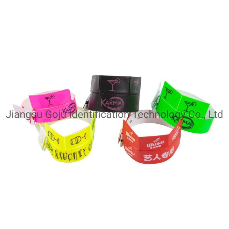 10 Tabs Bracelet ID Wristband