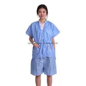 PP Gown Hospital Patient Gown Isolation Gown High Quality PE Coated Isolation Clothing Protective Gown Wholesales Pyjames