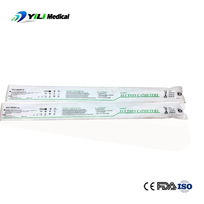 Disposable Medical Surgical Supplies PVC Suction Catheter with CE & ISO