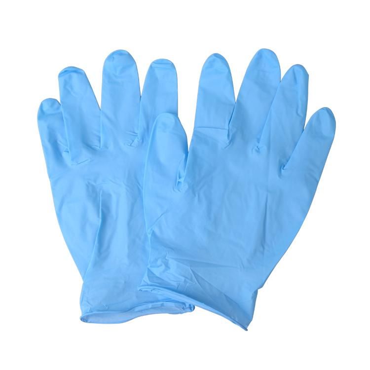 Powder Free Medical Food Diamond Pattern Examination Disposable Nitrile Gloves