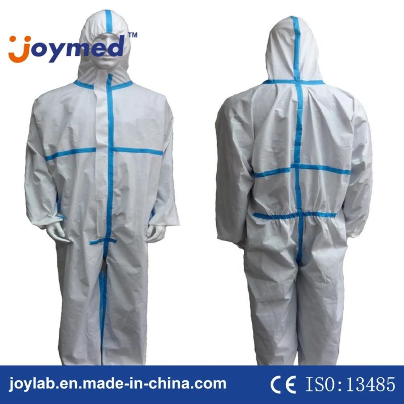 Disposable Chemical Protective Coverall and Biohazard Suits Protective Clothing Protective Suit