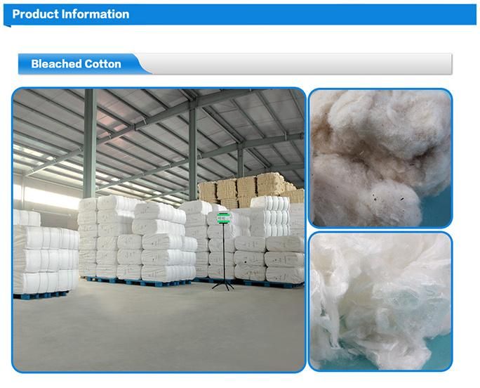 FDA ISO Ce Medical Supply Products Bleached Raw Cotton