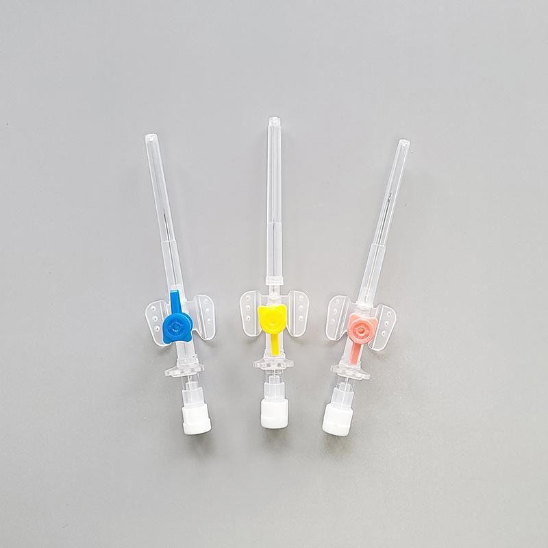 Disposable Intravenous Cannula with Wings and Injection Port