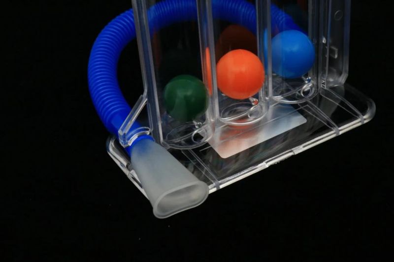 Retailer Reusable Medical Respiratory Exerciser Three Balls Breathing Trainer Spirometer