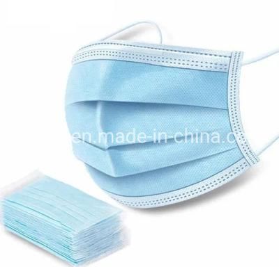 3 Ply Disposable Face Masks with Ear Loops