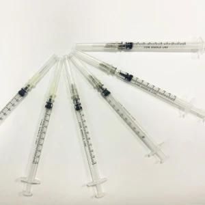 Medical Disposable 3ml 5ml Injection Plastic Syringe with Needle