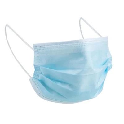 3 Ply Non-Woven Bfe 99% Disposable Surgical/Medical Face Mask with CE for Hospital