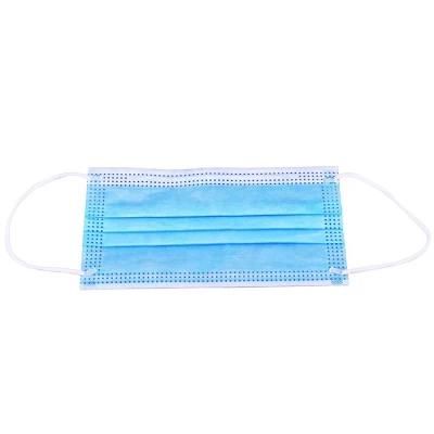 50 Pack Surgical Mask 3 Ply Disposable Non-Woven Medical 3 Layers Blue Disposable Face Mask