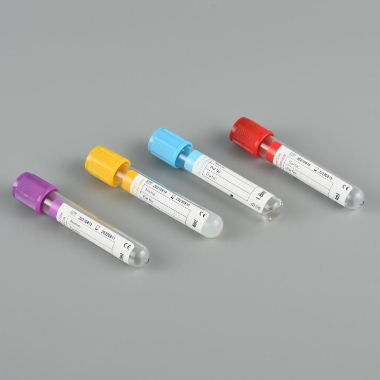 10X60mm 13X75mm 16X100mm Pet Glass Disposable Vacuum Blood Collection Tube