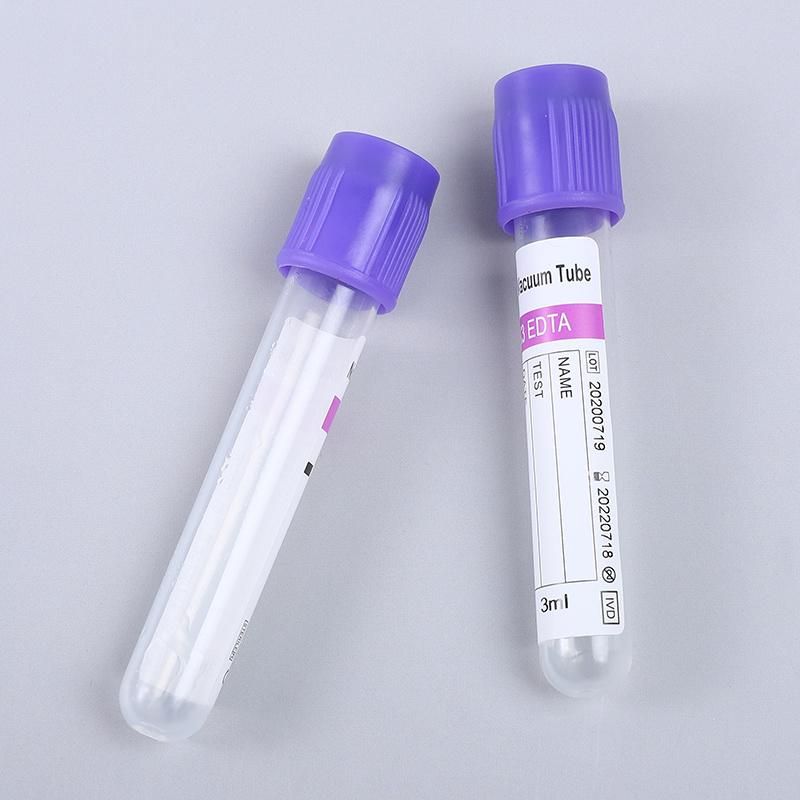 Fast Shipping Collection Sample Test Tube Vacuum Blood Tube