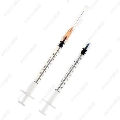 Medical Sterile Disposable Luer Lock Syringe for Vaccine Injection