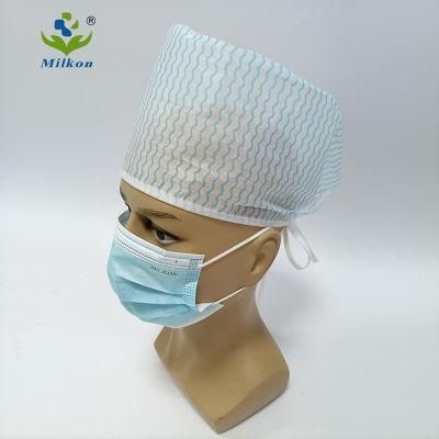 Hospital Surgical Medical Colorful Non Woven Mob Bouffant Doctor Disposable Cap