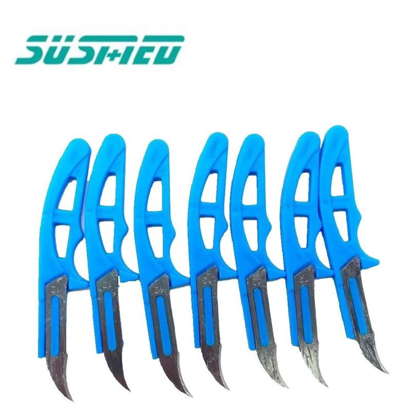 Medical Disposable Thumb Mini Handle Scalpel Knife Micro Scalpel Cutting Scalpels