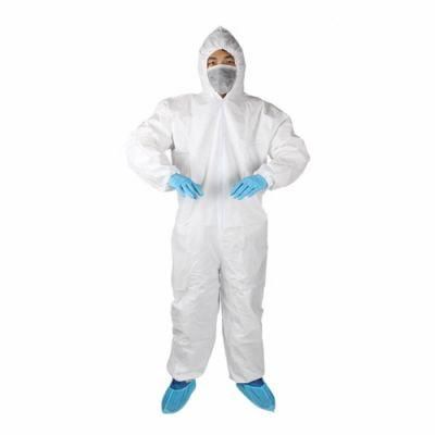 Non-Woven Fabric Safety Clothes Surgical Supplies Materials Medical Coveralls Manufacture with Logo Printing