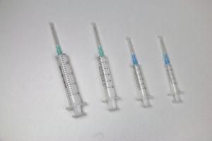 2part Disposable Plastic Luer Slip Syringe with Needle