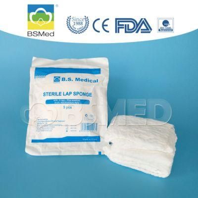Medical Consumables Gauze Cotton Lap Sponge with FDA Certificate