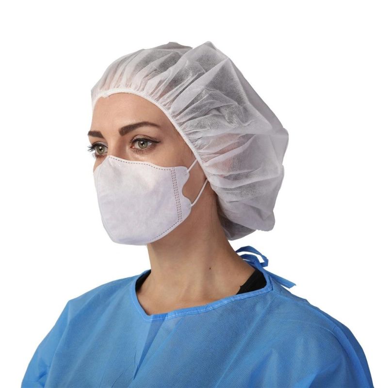 PP Nonwoven Disposable 3D Face Mask Folded Style