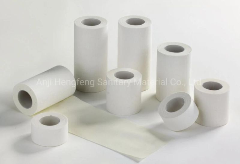 ISO Approved High Quality Medical Adhesive Zinc Oxide Cotton Tape Sports Tape 7.5cm X 5m