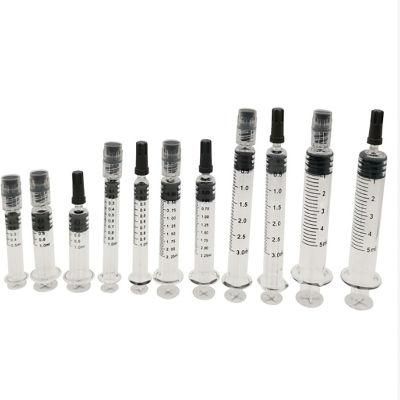 5ml / 10ml Ruhr Lock Syringe Custom Logo Packaging Ruhr Lock Glass Syringe