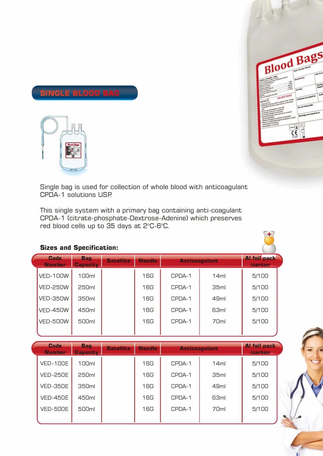 Sagm Solution Triple Cpda-1 Blood Collection Bag