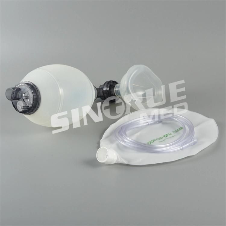 Hospital Adult Child Infant Disposable Medical Silicone Manual Resuscitator