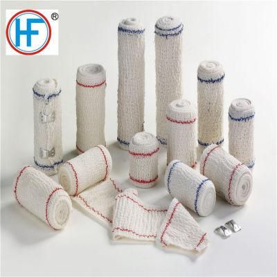 Red Blue Line Elastic Crepe Bandage 15cm X 4.5m