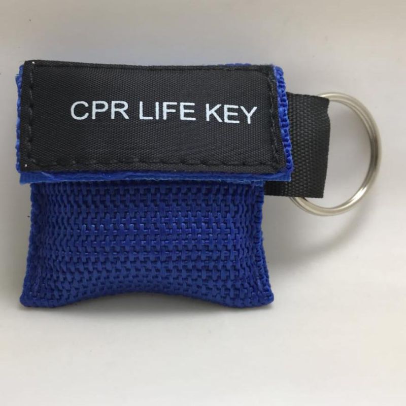 CPR Mask Key Chain One Way Value Rescue Face Shields